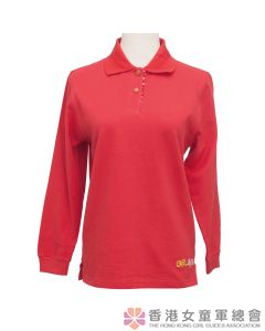 Guider Long Sleeve Polo (Red)